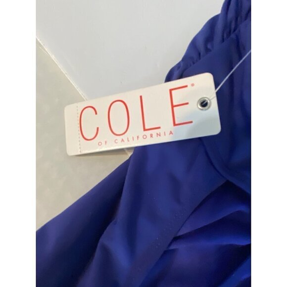 NWT Cole of California Swimsuit Blue Size 8 - Picture 9 of 14